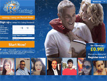 Tablet Screenshot of dating.russellgrant.com